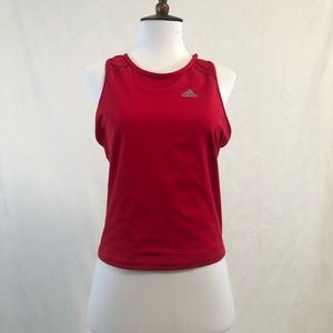 Adidas Red Athletic Racerback Top